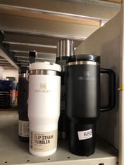 QUANTITY OF ITEMS TO INCLUDE STANLEY QUENCHER H2.0 FLOWSTATE TUMBLER 1.2L - COLD FOR 11 HOURS - ICED FOR 48 HOURS - WATER BOTTLE WITH STRAW, HANDLE AND LID - DISHWASHER SAFE - TRAVEL MUG FOR COLD OR