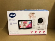 VTECH VM924 VIDEO BABY MONITOR WITH CAMERA, PAN & TILT, BABY MONITOR WITH 5" LCD SCREEN,UP TO 17 HRS BATTERY LIFE,1.33X ZOOM,NIGHT VISION,300M LONG RANGE,SOOTHING SOUNDS,2-WAY TALK,SECURED TRANSMISSI