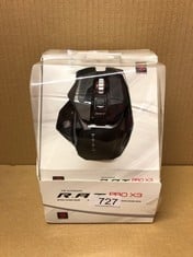 MAD CATZ R.A.T. PRO X3 GAMING MOUSE (USB/BLACK/16000 DPI/10 BUTTONS) - MR05DCINBL001-0.: LOCATION - E