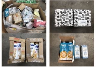 PALLET OF ASSORTED MILK REPLACEMENT DRINKS TO INCLUDE MOMA OAT BARISTA DRINK SOME ITEMS MAY BE PAST BBD: LOCATION - MIDDLE FLOOR(COLLECTION OR OPTIONAL DELIVERY AVAILABLE)