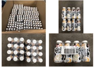 PALLET OF FRIJJ MILK BANANA MILKSHAKE 12 PACKS BBD 02/11/24: LOCATION - REAR FLOOR(COLLECTION OR OPTIONAL DELIVERY AVAILABLE)