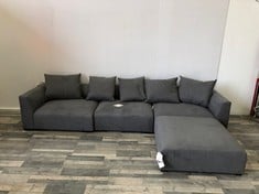 TOKYO RIGHT HAND LARGE CORNER SOFA RRP £4699: LOCATION - RIGHT SIDE(COLLECTION OR OPTIONAL DELIVERY AVAILABLE)