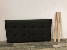 TEMPUR MORNINGTON HEADBOARD DARK GREY RRP £849: LOCATION - RIGHT RACK END(COLLECTION OR OPTIONAL DELIVERY AVAILABLE)