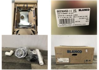 BLANCO STAINLESS KITCHEN SINK RRP £226: LOCATION - LEFT RACK(COLLECTION OR OPTIONAL DELIVERY AVAILABLE)