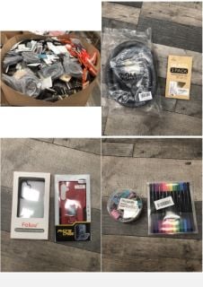 PALLET OF ASSORTED ITEMS TO INCLUDE SAMSUNG A25 PHONE CASE: LOCATION - FRONT FLOOR(COLLECTION OR OPTIONAL DELIVERY AVAILABLE)