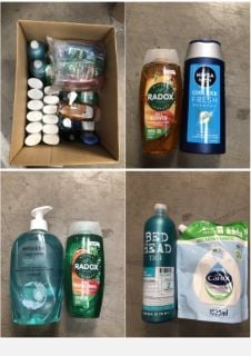 QUANTITY OF ASSORTED BEAUTY ITEMS TO INCLUDE RADOX REFRESH SHOWER GEL - COLLECTION ONLY - LOCATION RIGHT RACK