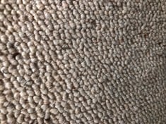 CORSA 2141/0650 CARPET IN IVORY APPROX WIDTH 4M APPROX WEIGHT 180KG - COLLECTION ONLY - LOCATION RIGHT FLOOR