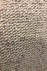 CORSA 2141/0650 ACTIONBACK CARPET IN IVORY APPROX WIDTH 4M APPROX WEIGHT 170KG - COLLECTION ONLY - LOCATION FRONT FLOOR