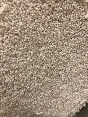 STAINSAFE SHEPHERD TWIST CARPET IN IVORY PEARL APPROX WIDTH 4M APPROX WEIGHT  131 KG - COLLECTION ONLY - LOCATION FRONT FLOOR