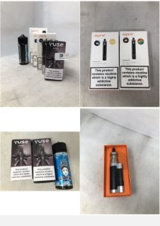 QUANTITY OF ASSORTED VAPES TO INCLUDE ASPIRE POCKET X KIT RRP £115 ID MAY BE REQUIRED - COLLECTION ONLY - LOCATION RIGHT RACK