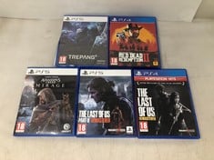 QUANTITY OF ASSORTED PLAYSTATION GAMES TO INCLUDE THE LAST OF US PART 2 ON PS5 ID MAY BE REQUIRED - COLLECTION ONLY - LOCATION RIGHT RACK