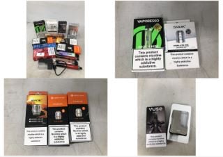 QUANTITY OF ASSORTED VAPES TO INCLUDE VAPORESSO XROS 4 MINI RRP £105 ID MAY BE REQUIRED - COLLECTION ONLY - LOCATION RIGHT RACK