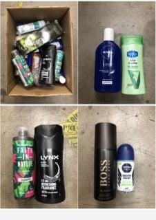 QUANTITY OF ASSORTED BEAUTY ITEMS TO INCLUDE NIVEA LOTION - COLLECTION ONLY - LOCATION RIGHT RACK