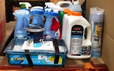 QUANTITY OF ASSORTED CLEANING ITEMS TO INCLUDE VAX SPOT WASH - COLLECTION ONLY - LOCATION RIGHT RACK