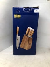 HOSHANHO PREMIUM KITCHEN KNIFE SET WITH BLOCK ID MAY BE REQUIRED - COLLECTION ONLY - LOCATION RIGHT RACK