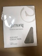 QUANTITY OF ITEMS TO INCLUDE SIMURQ ELEGANT COLLECTION 1 PIECE TABLE CLOTH: LOCATION - A RACK