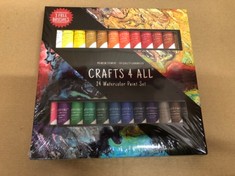 28 X CRAFTS 4 ALL PREMIUM 24 WATERCOLOR PAINT SET: LOCATION - B RACK