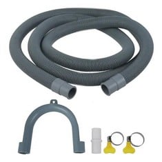 QUANTITY OF ASSORTED ITEMS TO INCLUDE 3M UNIVERSAL REPLACEMENT DRAIN HOSE EXTENSION KIT FOR WASHING MACHINE- UNIVERSAL DRAIN HOSE EXTENSION KIT FOR WASHING MACHINE, DISHWASHER & OTHER APPLICATIONS: L