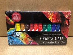 QUANTITY OF CRAFTS 4 ALL WATERCOLOR PAINT SET: LOCATION - D RACK