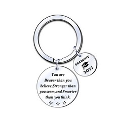 QUANTITY OF ZYMUO GENERIC GRADUATION GIFTS KEYCHAIN FOR CLASS OF 2022,GRAD SOUVENIR KEYRINGS, STAINLESS STEEL KEY RING PENDANT GRADUATION GIFTS PURSE ORNAMENT DECORATION GRADUATION CHRISTMAS PARTY FA