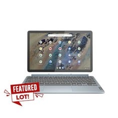 LENOVO IDEAPAD DUET 3 11" CHROMEBOOK LAPTOP (QUALCOMM SNAPDRAGON 7C, 4GB RAM, 64GB EMMC) - MISTY BLUE. RRP £297: LOCATION - BACK WALL