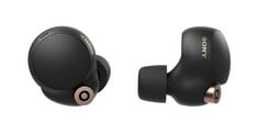 SONY WF-1000XM4 TRULY WIRELESS NOISE CANCELLING HEADPHONE - OPTIMISED FOR ALEXA AND GOOGLE ASSISTANT-WITH BUILT-IN MIC FOR CALLS, BLACK. RRP £180: LOCATION - BACK WALL