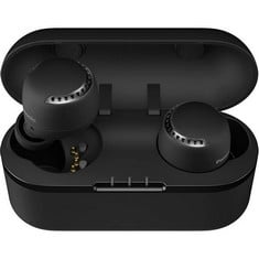 PANASONIC RZ-S500WE-K TRUE WIRELESS EARBUDS WITH DUAL HYBRID NOISE CANCELLING, ALEXA BUILT, IN AND IPX4 WATER RESISTANCE, BLACK.: LOCATION - BACK WALL