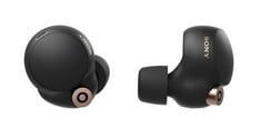 SONY WF-1000XM4 TRULY WIRELESS NOISE CANCELLING HEADPHONE - OPTIMISED FOR ALEXA AND GOOGLE ASSISTANT-WITH BUILT-IN MIC FOR CALLS, BLACK. RRP £180: LOCATION - BACK WALL