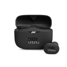 JBL TUNE 130NC TWS IN-EAR HEADPHONES - TRUE WIRELESS BLUETOOTH HEADPHONES IN CHARGING CASE WITH ACTIVE NOISE CANCELLING, IN BLACK.: LOCATION - BACK WALL