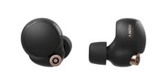 SONY WF-1000XM4 TRULY WIRELESS NOISE CANCELLING HEADPHONE - OPTIMISED FOR ALEXA AND GOOGLE ASSISTANT-WITH BUILT-IN MIC FOR CALLS, BLACK. RRP £180: LOCATION - BACK WALL