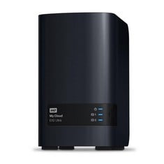 WD 8TB MY CLOUD EX2 ULTRA 2-BAY NAS - NETWORK ATTACHED STORAGE RAID, FILE SYNC, STREAMING, MEDIA SERVER, WITH WD RED DRIVES.: LOCATION - J RACK