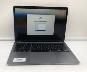 APPLE MACBOOK AIR 500GB LAPTOP: MODEL NO A2337. APPLE M1, 8GB RAM,: LOCATION - A RACK