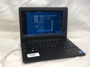 GEO GEOBOOK 1E 64GB LAPTOP.. INTEL CELERON N3450, 4GB RAM,: LOCATION - B RACK