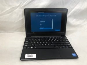 GEO GEOBOOK 1E 64GB LAPTOP.. INTEL CELERON N3450, 4GB RAM,: LOCATION - B RACK