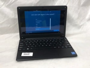 GEO GEOBOOK 1E 64GB LAPTOP.. INTEL CELERON N3450, 4GB RAM,: LOCATION - B RACK