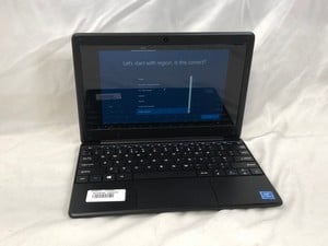 GEO GEOBOOK 1E 64GB LAPTOP.. INTEL CELERON N3450, 4GB RAM,: LOCATION - B RACK