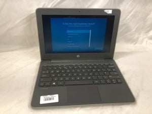 HP STREAM 11 PRO G5 64GB LAPTOP: MODEL NO TPN-Q166. INTEL CELERON N4000, 4GB RAM,: LOCATION - B RACK