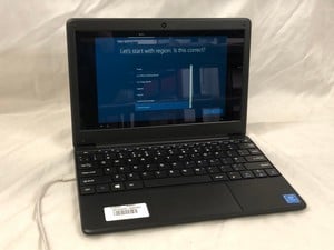 GEO GEOBOOK 1E 64GB LAPTOP.. INTEL CELERON N3450, 4GB RAM,: LOCATION - B RACK