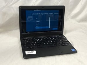 GEO GEOBOOK 1E 64GB LAPTOP.. INTEL CELERON N3450, 4GB RAM,: LOCATION - B RACK