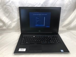 DELL PRECISION 7730 1TB SSD LAPTOP: MODEL NO P34E001. INTEL CORE I7-8850H, 32GB RAM,: LOCATION - B RACK