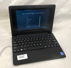 GEO GEOBOOK 1E 64GB LAPTOP.. INTEL CELERON N3450, 4GB RAM,: LOCATION - B RACK