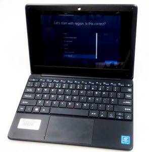 GEO GEOBOOK 1E 64GB LAPTOP.. INTEL CELERON N3450, 4GB RAM,: LOCATION - B RACK