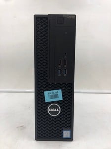 DELL PRECISION TOWER 3420 SFF 256GB NVME PC: MODEL NO D11S001. INTEL CORE I7-6700, 16GB RAM (MONITOR NOT INCLUDED): LOCATION - B RACK