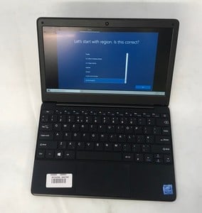 GEO GEOBOOK 1E 64GB LAPTOP.. INTEL CELERON N3450, 4GB RAM,: LOCATION - B RACK