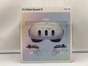 META QUEST 3 128GB VR HEADSET (RRP - £409): MODEL NO S3A: LOCATION - A RACK