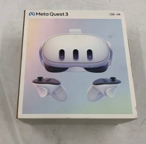 META QUEST 3 128GB V.R HEADSET (RRP - £479): MODEL NO S3A: LOCATION - C RACK