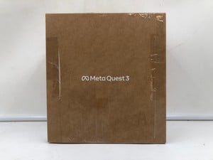 META QUEST 3 128GB VR HEADSET (RRP - £409): MODEL NO S3A: LOCATION - A RACK