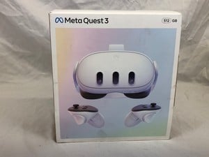 META QUEST 3 512GB V.R HEADSET (RRP - £619): MODEL NO S3A:: LOCATION - C RACK