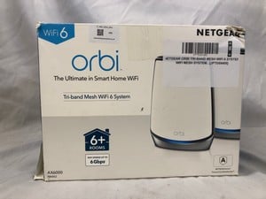 NETGEAR ORBI TRI-BAND MESH WIFI 6 SYSTEM WIFI MESH SYSTEM.: LOCATION - C RACK