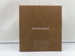 META QUEST 3 128GB VR HEADSET (RRP - £409): MODEL NO S3A: LOCATION - A RACK